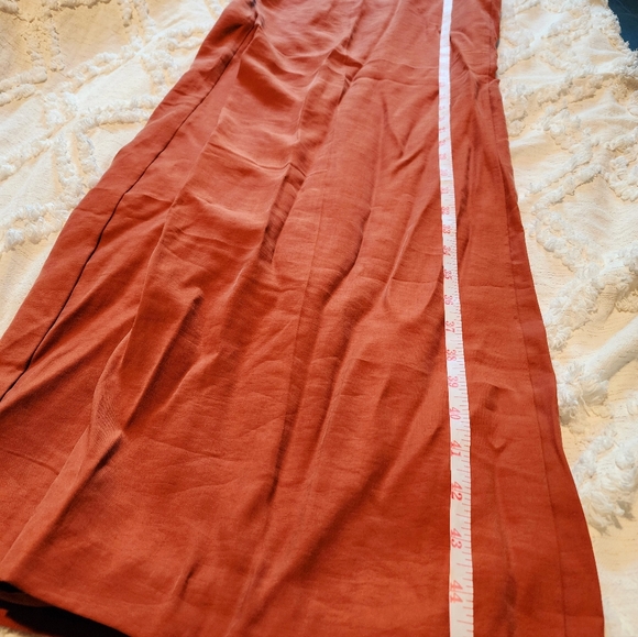 NWT Zara Rust high Waist Trousers - Picture 6 of 6